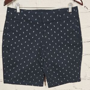 J Crew Nautical Anchor Print Shorts